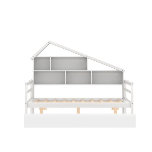 Harriet Bee Getraer Slat Storage Bed Wayfair